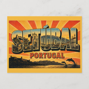 Kasteel van Setúbal, Portugal Briefkaart