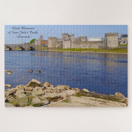 Kasteel van Sint-John's Limerick Legpuzzel (Horizontaal)