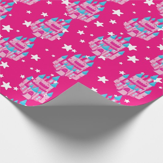 Kasteel van Tiled Princess, gevlekte omhulsels Cadeaupapier (Hoek)