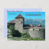 Kasteel van Vaduz in Liechtenstein Briefkaart (Voorkant / Achterkant)