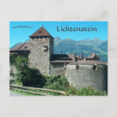 Kasteel van Vaduz in Liechtenstein Briefkaart (Voorkant)