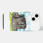 kasteel van Welsh iPhone Hoesje (Achterkant horizontaal)