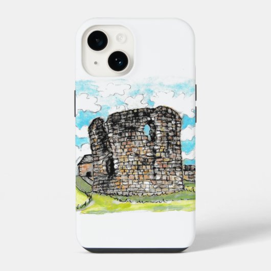 kasteel van Welsh iPhone Hoesje (Achterkant)