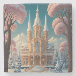 Kasteel van Whispering Dreams Stenen Onderzetter