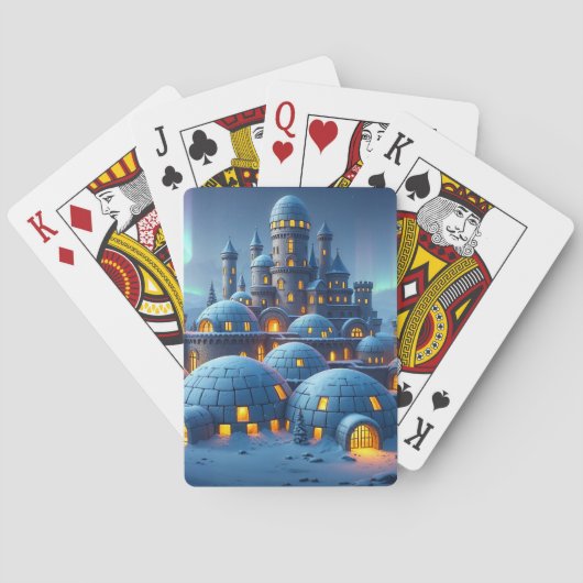 Kasteel van Winter Hearth Pokerkaarten (Achterkant)