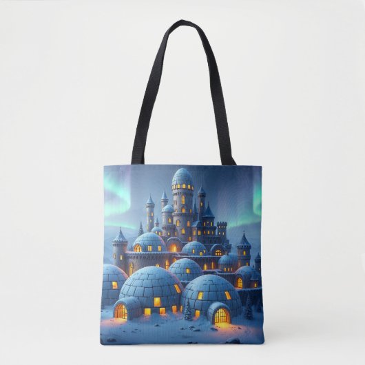 Kasteel van Winter Hearth Tote Bag (Voorkant)