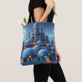 Kasteel van Winter Hearth Tote Bag (Dichtbij)