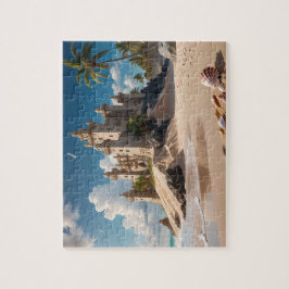 Kasteel vanaf het Strand van Mogelijkheden Legpuzzel