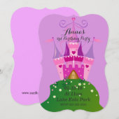 Kasteel Verjaardag Uitnodigingen (Voorkant / Achterkant)