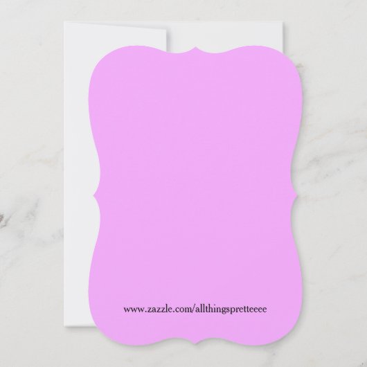 Kasteel Verjaardag Uitnodigingen (Achterkant)