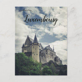 Kasteel Vianden in Vianden Luxemburg Briefkaart