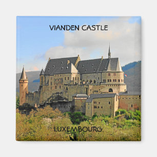 KASTEEL VIANDEN, LUXEMBURG MAGNEET