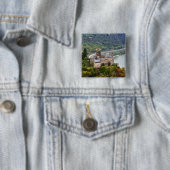 Kasteel Vierkante Button 5,1 Cm (In situ)