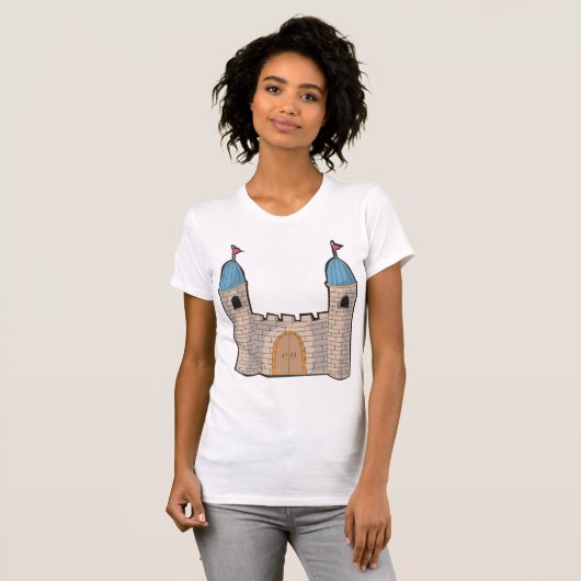 Kasteel vrouwen T-shirt (Voorkant volledig)
