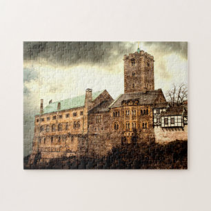 Kasteel Wartburg Eisenach Duitsland. Legpuzzel