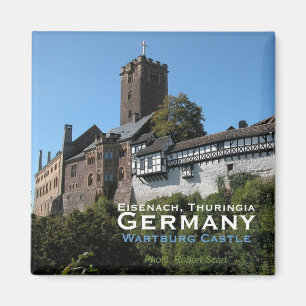 Kasteel Wartburg Eisenach Thuringi Duitsland Magne Magneet