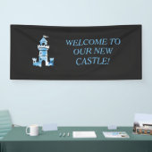 Kasteel Waterverf Kunst Welkomstbanner Spandoek (Beurs)