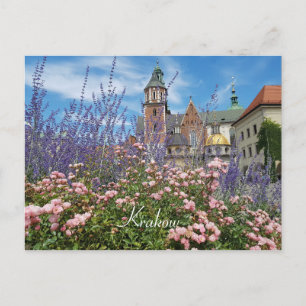 Kasteel Wawel, Europa, Polen, Krakau Briefkaart