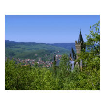 Kasteel, Wernigerode, Saksen-Anhalt, Duitsland
