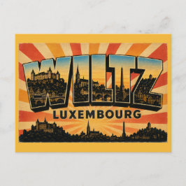 Kasteel Wiltz Luxemburg Briefkaart
