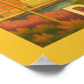 Kasteel Windmolen Denemarken Poster (Hoek)