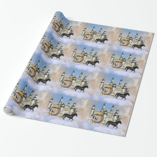 Kasteel Wolken Sprookje Cadeaupapier