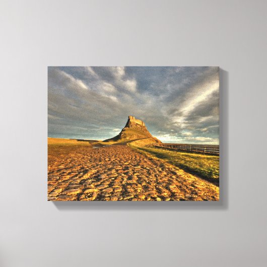 Kasteeldoek van Lindisfarne Canvas Afdruk (Voorkant)
