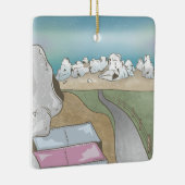 Kasteelheuvel boulderen Nieuw-Zeeland Keramisch Ornament (Rechts)