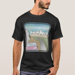 Kasteelheuvel boulderen Nieuw-Zeeland T-shirt