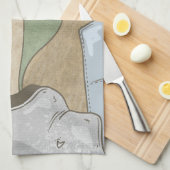 Kasteelheuvel boulderen Nieuw-Zeeland Theedoek (Quarter Fold)