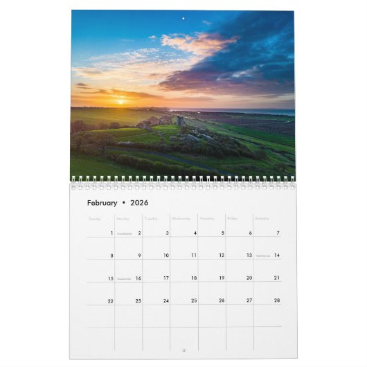 Kasteelkalender van Hadleigh Kalender (Feb 2026)