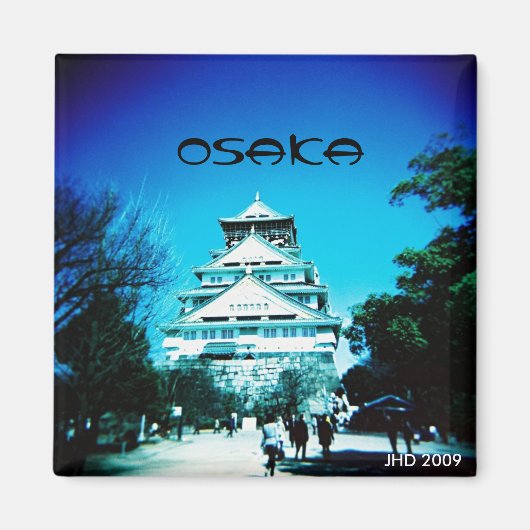 Kasteelmagneet van Osaka Magneet (Voorkant)