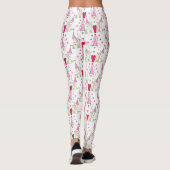 Kasteelpatroon met Grillen Hart Leggings (Achterkant)