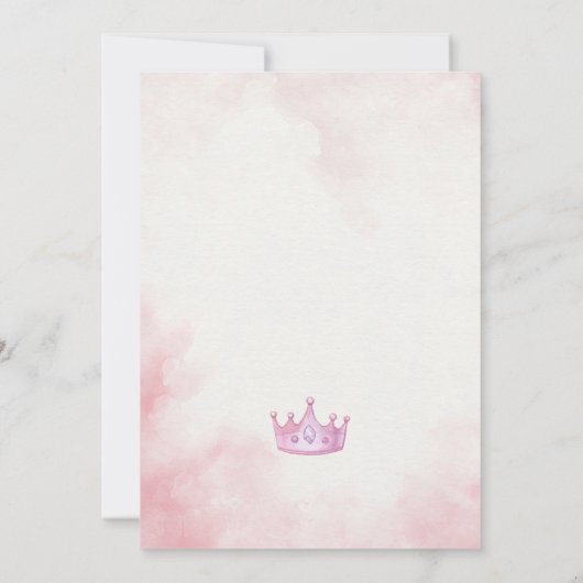 Kasteelprinses Kaart (Achterkant)