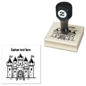 Kasteelstempel Rubberstempel (Gestempeld)