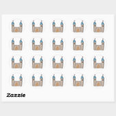 Kasteelstickers Ronde Sticker (Vel)
