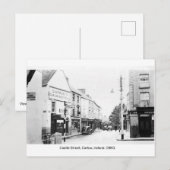 Kasteelstraat in Carlow Town,  Ierland Briefkaart (Voorkant / Achterkant)