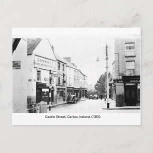 Kasteelstraat in Carlow Town, Ierland Briefkaart
