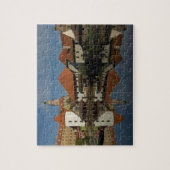 Kasteeltoren, Vltava rivier, Cesky Krumlov, Legpuzzel (Verticaal)