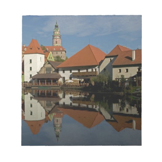 Kasteeltoren, Vltava rivier, Cesky Krumlov, Notitieblok (Voorkant)