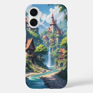 Kasteelzicht Steeg iPhone 16 Hoesje