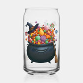 Kastel van giechelen en gummies blikvorm glas (Voorkant)