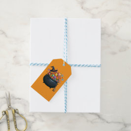 Kastel van giechelen en gummies cadeaulabel