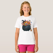 Kastel van giechelen en gummies t-shirt (Voorkant volledig)