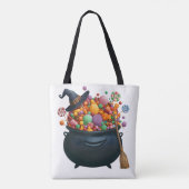Kastel van giechelen en gummies tote bag (Achterkant)