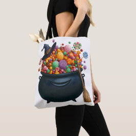 Kastel van giechelen en gummies tote bag