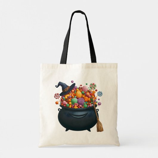 Kastel van giechelen en gummies tote bag (Achterkant)