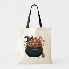 Kastel van giechelen en gummies tote bag
