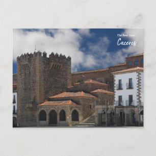 Kastelen van Caceres, Spanje Briefkaart