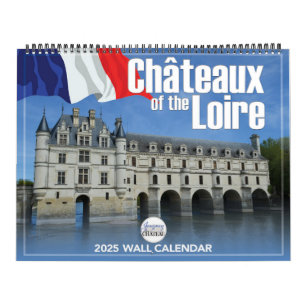Kastelen van de Loire 2025 Muur Kalender